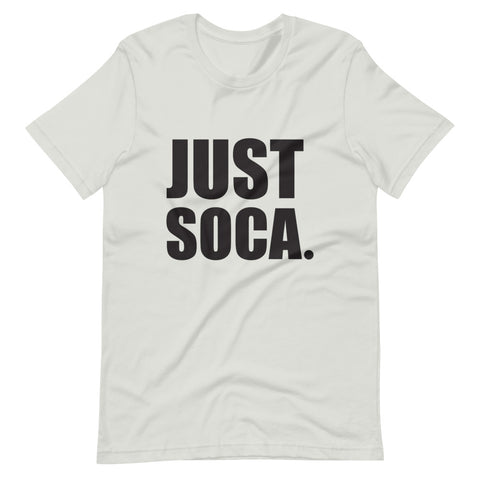 Just Soca -  Unisex Solid Black Print Pattern